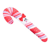 Christmas Candy Cane Themed Plush Dog Toy