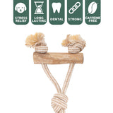 Coffee Wood Rope Toys