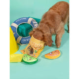 Novelty Dog Plush Hide & Seek Snack Toy