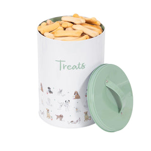 White Treat Storage Tin