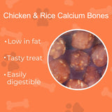 Chicken and Rice Bone Dog Treats