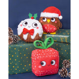 Set of 3 Christmas Plush Dog Toys