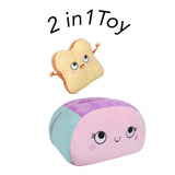 2 in 1 Plush Toaster Toy