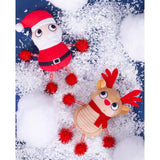 Christmas Catnip Santa & Reindeer Toy