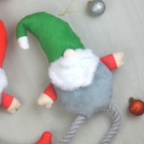 Red or Green Gonk Christmas Rope Dog Toy