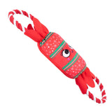 Christmas Cracker Themed Rope Dog Toy