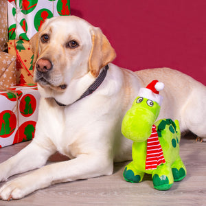 Dinosaur Christmas Plush