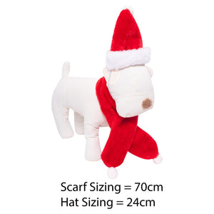 Santa Hat and Scarf Set