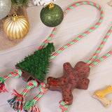 Christmas Rubber Chew Rope Toys