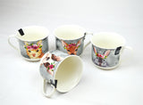 Set of 4 Animal Mugs