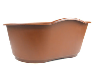 Brown Heavy Duty Plastic Dog Basket Bed