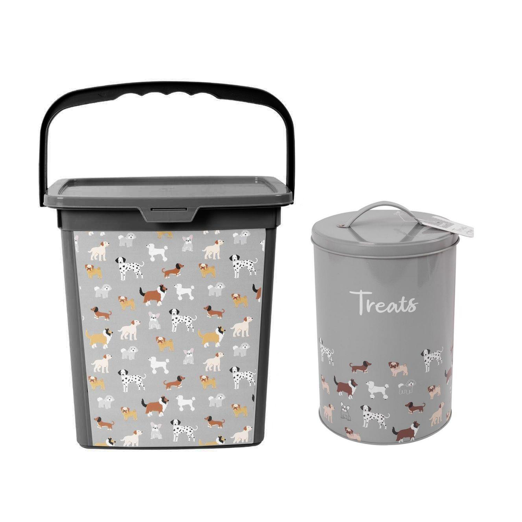 Food Storage Container and Treat Tin Set