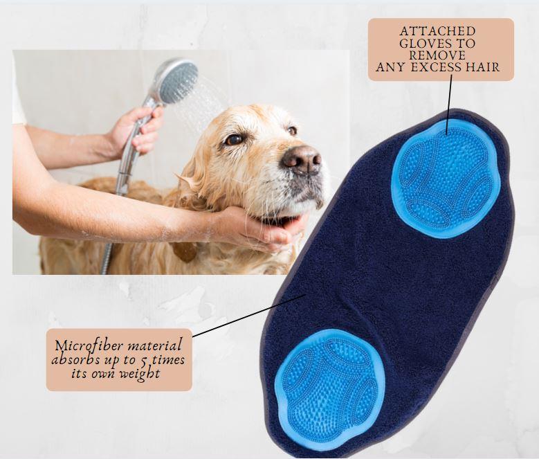 Microfibre Pet Drying Glove
