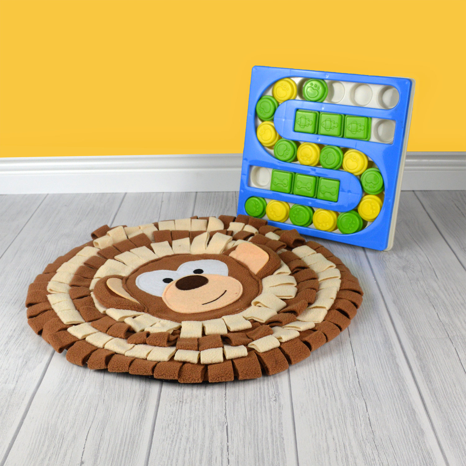 Interactive Snuffle Mat and Sliding Puzzle Hamper