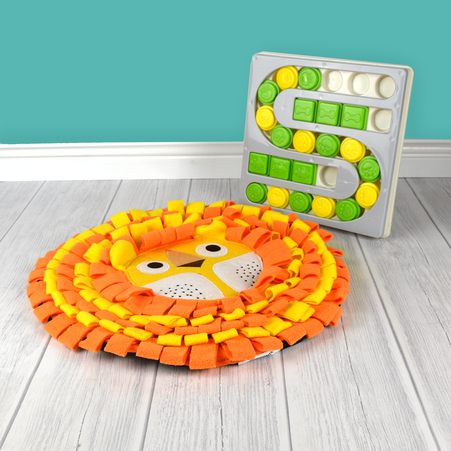 Interactive Snuffle Mat and Sliding Puzzle Hamper