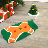 Set Gingerbread Man Jumper and Christmas Tree Hat