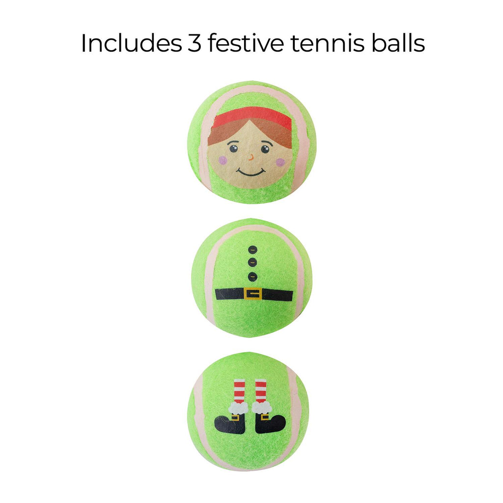 elf tennis balls for dog christmas stocking filler