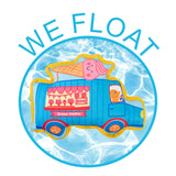 Floating Ice Cream Van Plush Dog Toy
