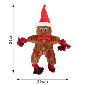 Gingerbread Man Rope Plush Toy