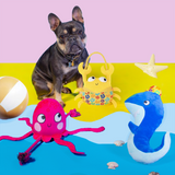 Summer Under The Sea Plush Dog Toy