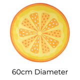 Orange Round Pet Cooling Mat