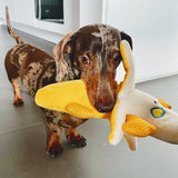 Banana Summer Fruit Plush Dog Toy