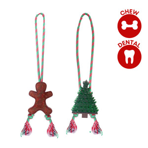 Christmas Rubber Chew Rope Toys