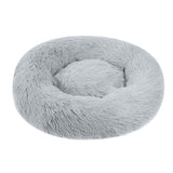 Donut Snuggle Pet Bed Grey