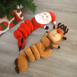 Spiral Reindeer or Santa Plush Toy