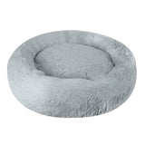 Donut Snuggle Pet Bed Grey